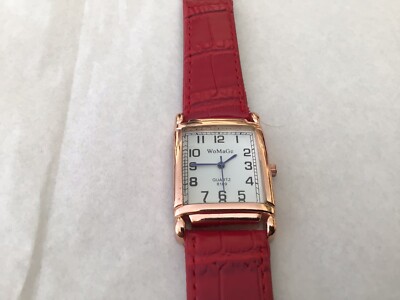 WoMaGe Quartz Wrist Watch New Battery,runs.