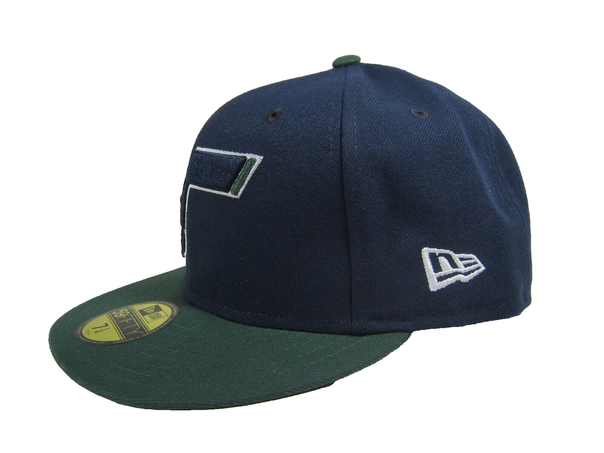 帽子 NEW ERA minnano 59FIFTY 25SS 7-3/4 Utah Jazz New Era 59FIFTY 2 Tone Navy Green Cap Fitted Hat 7