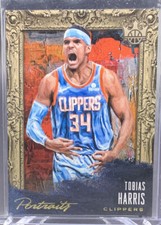 2018-19 Panini Court Kings Portraits Gold SP Tobias Harris #158/199