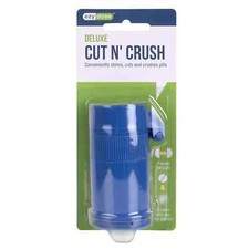 Ezy Dose Deluxe Cut N' Crush Pill Crusher Grinder Removable Drinking Cup 1ct
