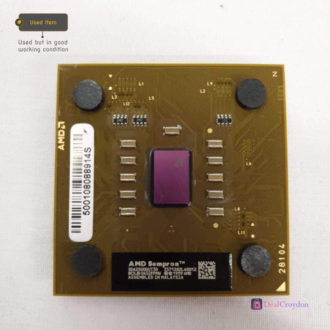 AMD SEMPRON SDA2500DUT3D Z571282L40012 CPU PROCESSOR VINTAGE UK