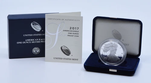 2017-W $1 American Proof Silver Eagle in Original Government Packaging