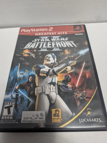 Star Wars Battlefront II 2 Sony PlayStation 2 PS2  Complete CIb Tested