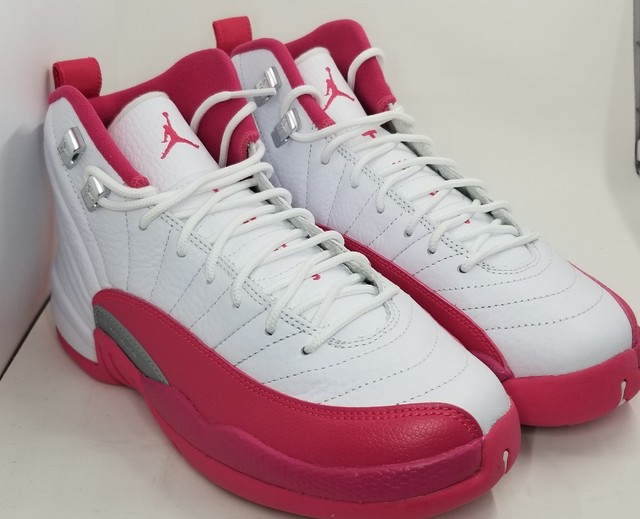 Nike Air Jordan Xii 12 Retro Vivid Pink White Valentine Size 6y Gs 510815 109 Nike Air Jordan Xii 12 Retro Vivid Pink White Valentine Size 6y Gs 510815 109