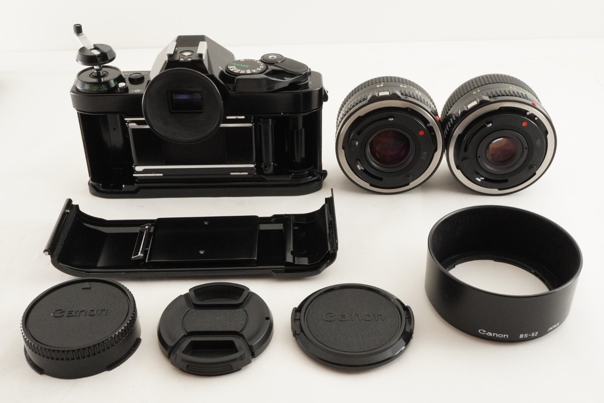 Canon AE-1 PROGRAM Black + NEW FD 50mm F1.8 + NEW FD 28mm F2 Canon AE-1 PROGRAM Black + NEW FD 50mm F1.8 + NEW FD 28mm F2
