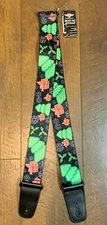 Buckle-Down Guitar Strap Christmas Tree Presents Holiday  2" Wide 29-54" Long TF