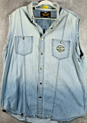 Harley Davidson Sleeveless Denim Jean 