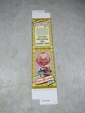 Vintage Cinci Cream Canadian Lager Beer Table Tent Card Advertising NOS Bar Pub