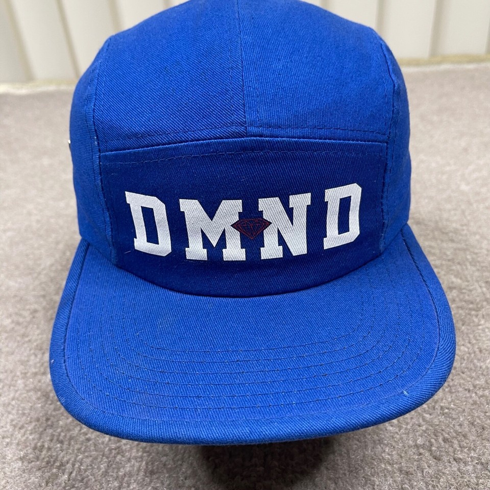 Diamond Supply Co 5 Panel Hat Cap Blue Adjustable Lightweight