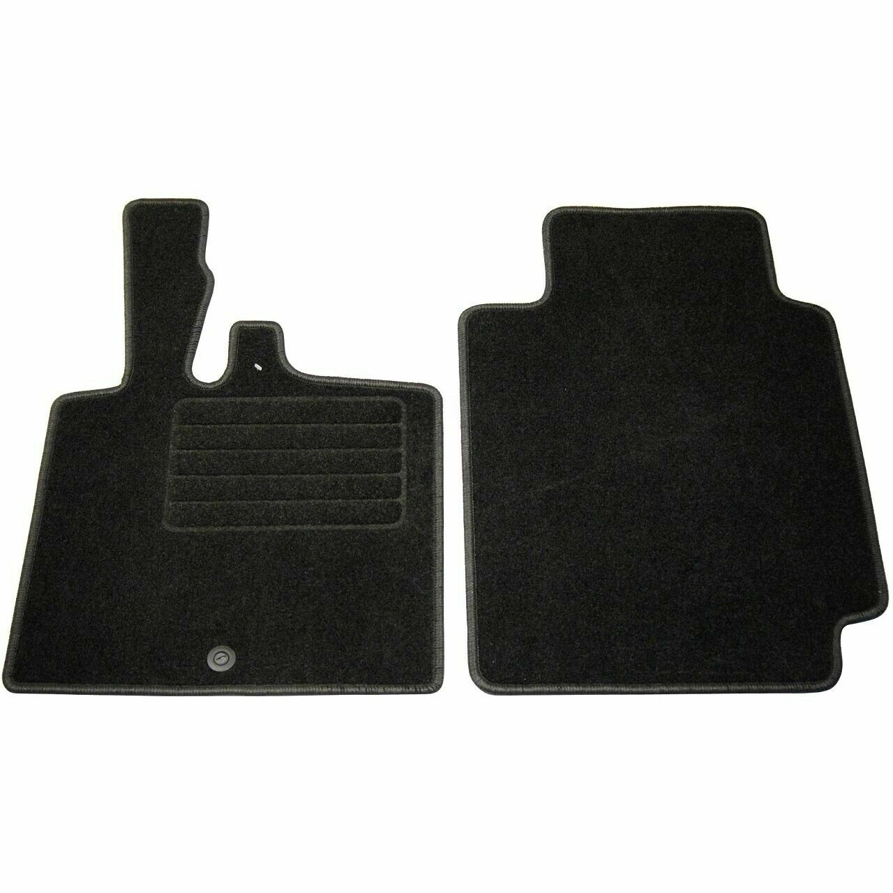 Tappetini Auto In Moquette Per Smart Fortwo 450 (2004-2007) - Set 4 Pezzi, Nero, Made In Italy - Foto 2