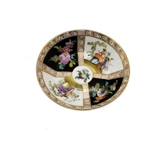 Antique Dresden Hand Painted Saucer