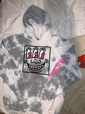 keith haring tie dye hoodie