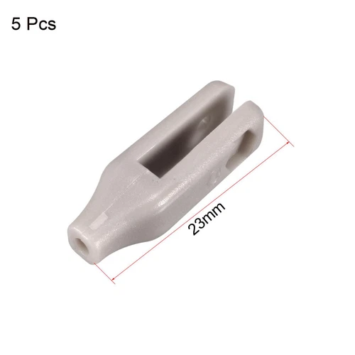 Pack of 5 Grey Nylon Clevis M2 23mm Length 23mm x 6mm x 7.5mm with Nut Screw - - Picture 2 of 3