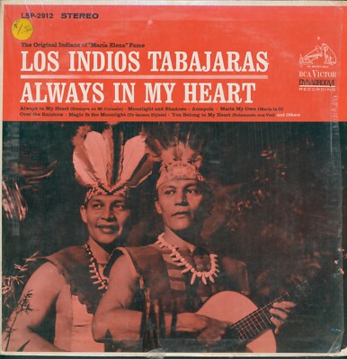 LOS INDIOS TABAJARAS - ALWAYS IN MY HEART - LP RCA USA -