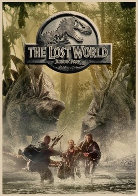The Lost World Jurassic Park Poster Dinosaurier Film Druck Dekoration