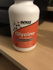 Now Foods Glycine Pure Powder 1 lb 454 g GMP Quality Assured, Vegan, Vegetarian