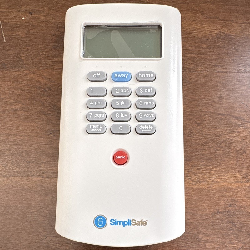 SimpliSafe Wireless Keypad White Wireless Connectivity Model 1TWEL