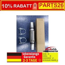 Flexrohr Flexteil 45x150mm inkl. 2x Schellen für Skoda Fabia 2 542 Seat Ibiza Go