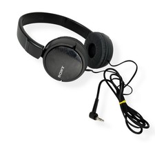 Sony MDR-ZX110 On Ear Headphones Black Wired 3.5mm Closed Back Stereo Audio