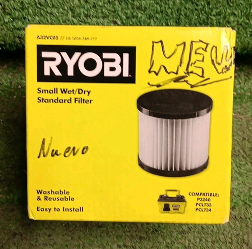Ryobi A32VC05 Wet Dry Vacuum Cleaner Tool ONE+ 3 Gallon Washable Reusable Filter - Picture 1 of 2