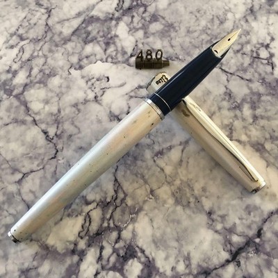 480 Pilot Elite Silver 18K Fountain Pen | eBay