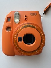 Fujifilm Instax Mini 9 Instant Camera Orange , Tested, Works, Camera Only