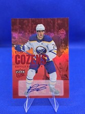 2023-24 Upper Deck Fleer Ultra Dylan Cozens #24 Red Foil Auto /25 