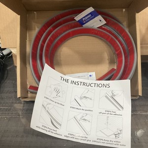 Self adhesive peel and stick trim caulk strip flexible