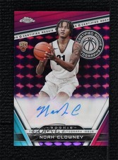 2023 Chrome Certified Rookie Purple Geometric Refractor Noah Clowney Auto 04tw