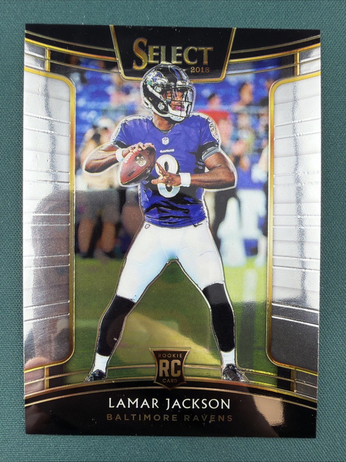 2018 Panini Select Lamar Jackson Rookie Concourse Level RC #70 Ravens