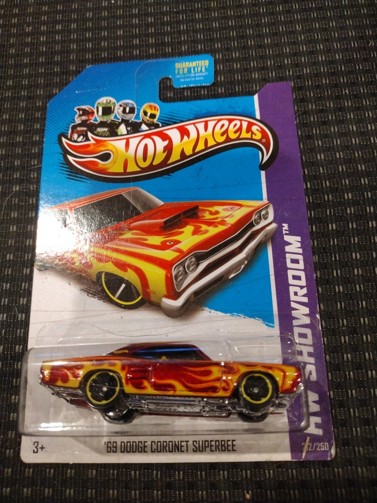 Hot Wheels '69 Dodge Coronet Superbee HW Showroom 2013 #X1958 NRFP Red 1:64