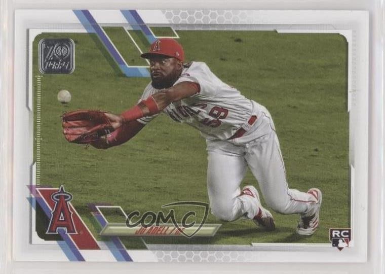 2021 Topps Image Variation SSP (Horizontal Fielding) Jo Adell #43 2w4
