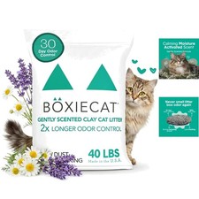 40lb Gently Scented Clumping Cat Litter - Long Lasting Hypoallergenic