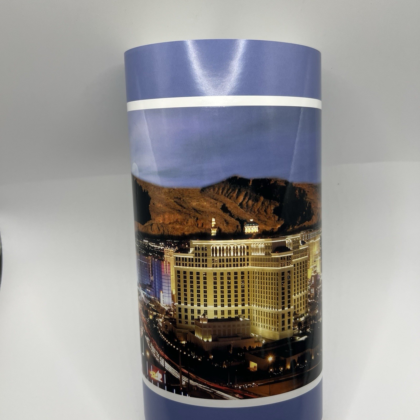 Las Vegas Skyline 2002 at Sunrise Panoramic Lithograph/poster #993 Jim Kegley