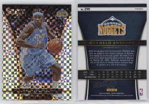 2015-16 Panini Select Courtside Silver Prizm Carmelo Anthony #295 HOF