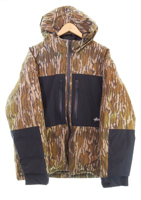 Stussy GoreTex Down Parka Jacket Khaki Green Men