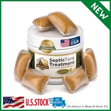 12 Count Septic Tank Treatment - 1 Year Supply of Septic Safe Dissolvable Easy F