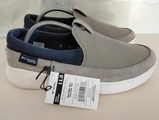 Columbia Men's PFG Boatside Breathe Slip On Fishing Shoes Grey Size 11