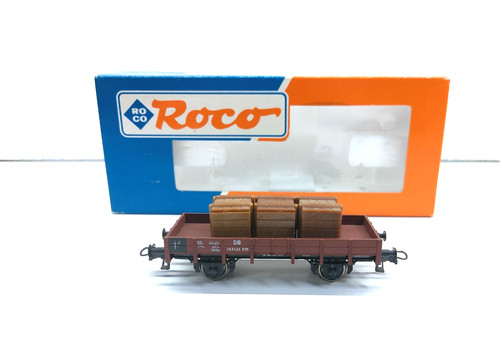 Roco H0 Niederbordwagen mit Ladung 462 422 X05 - DB - in EVP # 13349 | Condition: Gebraucht
