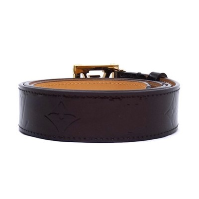 Louis Vuitton Amarente Vernis belt size 90 Louis Vuitton Belt Saint-Turtle Frame 90/36 Vernis Amarante  main image 3