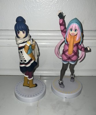 FuRyu  Laid-Back Camp Yuru Camp Shima Rin and nadeshiko figure set of 2
