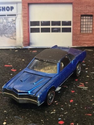 Hot Wheels Redline Custom Eldorado blue, very nice car, classic