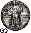 1929 Standing Liberty Quarter, Choice AU++