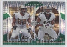 2019 Contenders Optic Xs and Os Green Pulsar Prizm 2/27 Marcus Davenport 1u6