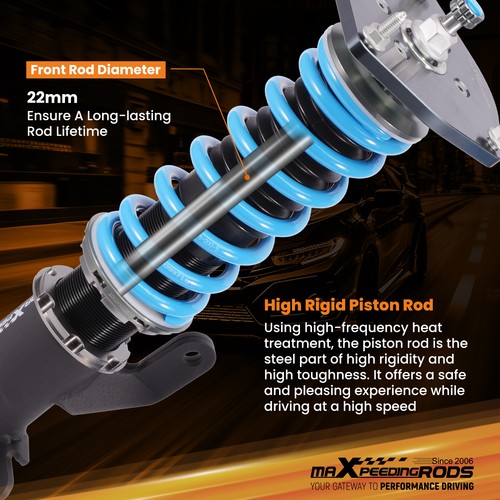 24 Step Damper Coilovers Lowering Suspension Kit For Nissan Sentra B17 13-19 - Picture 10 of 15