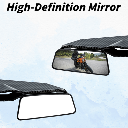 Wing Rearview Side Mirror For Honda CBR650R CBR1000RR CBR600RR cbr650 250R 500R - Picture 12 of 24