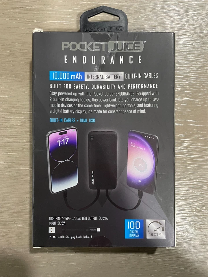 Cargador portátil Pocket Juice Endurance 10.000 mAh Foto 2 de 2