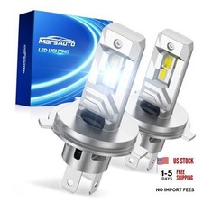 H4 Fog Light Bulbs, 34,000LM Super Brightness, H4/9003 6500K Waterproof M4 H4