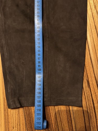ZARA Hose 100% Wildleder Limited Edition Größe: M Dunkelbraun - Bild 20 von 20
