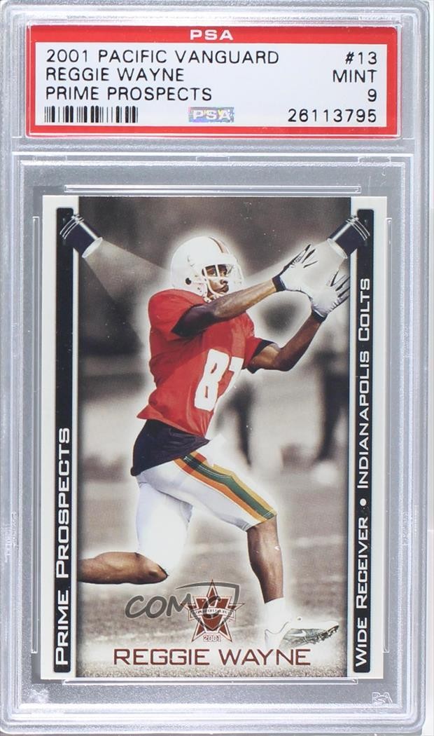 2001 Pacific PACIFIC VANGUARD PRIME PROSPECTS #13 Reggie Wayne front